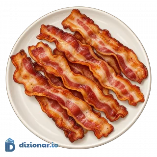 Fette di bacon fritte