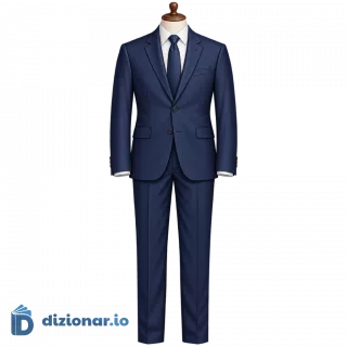 Un completo giacca e pantaloni