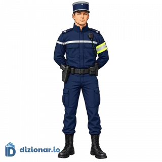 Gendarme in uniforme