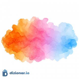 Passaggio graduale di colore dall'arancione all'azzurro