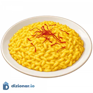 Risotto giallo allo zafferano